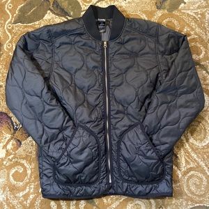 The North Face quilted bomber jacket